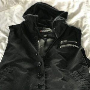 Stylish zip up vest